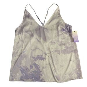 Stars Above Silky pajama top lavender marble print